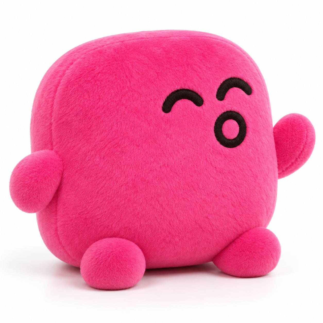 Gingo, a cheerful pink mascot